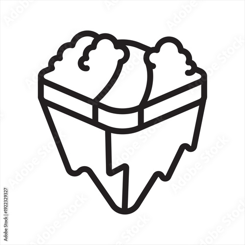 virtual economy virtual economy simple line icon