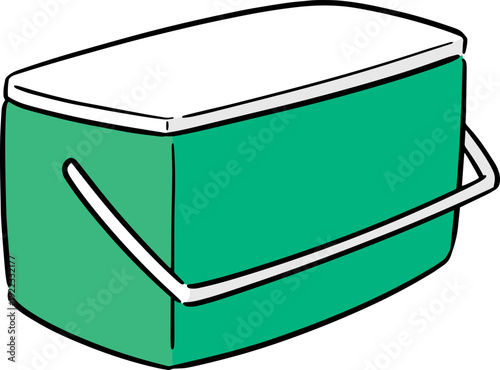 Illustration of ice bucket
