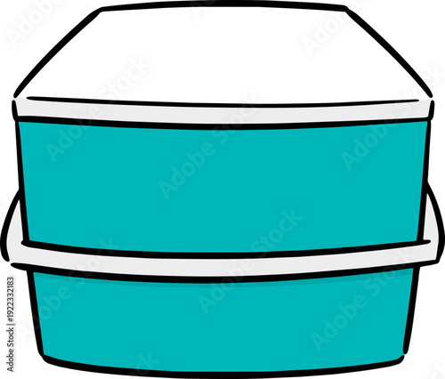 Illustration of ice bucket
