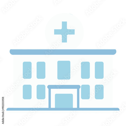 Hospital Building Vector Icon