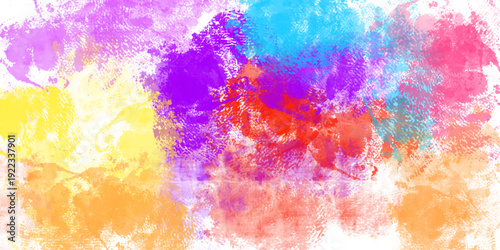 Vibrant Abstract: A kaleidoscope of colors blends harmoniously, a visual symphony of shades and textures, creating a captivating and dynamic abstract composition.