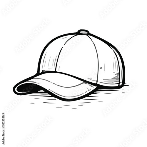 Deskripsi:
Hand drawn baseball cap illustration in simple vintage outline sketch style.
