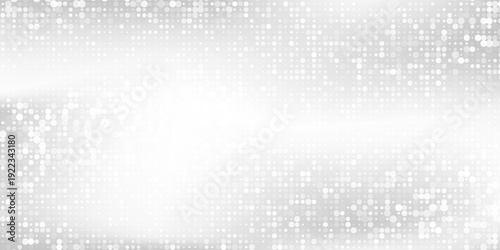 Dot chrome foil wallpaper. Silver mirror gradient. Abstract steel texture for product packaging vector abstract simple