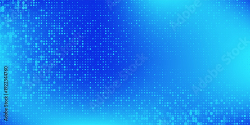 Art dot blue and cyan gradient mesh abstract background nice for wallpaper or banner vector