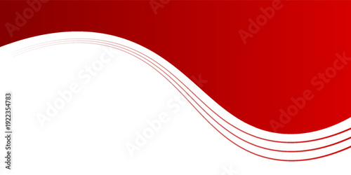 Abstract red wavy business style background. Vector illustration. eps 10