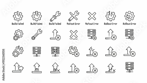 Black upload and download icons.