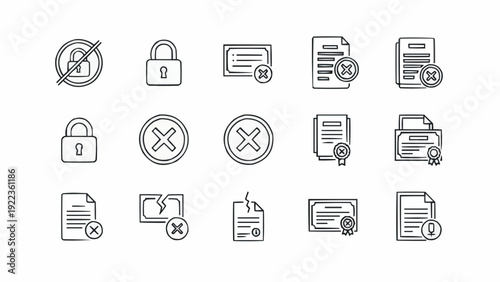 Security icons for digital protection.