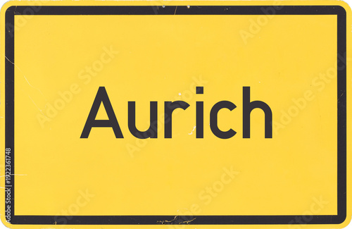 Ortsschild Aurich
