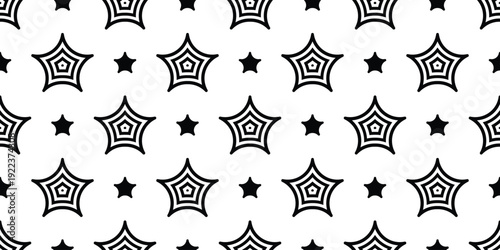 star seamless pattern vector cartoon christmas scarf tile background gift wrapping paper isolated repeat wallpaper illustration doodle design