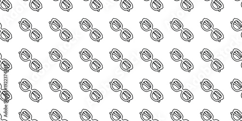 sunglasses seamless pattern cartoon eyeglasses eyewear vector doodle gift wrapping paper tile background repeat wallpaper scarf illustration design
