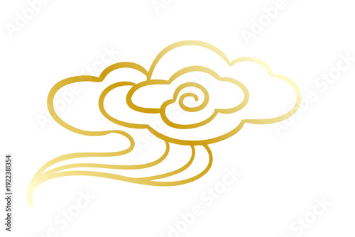 Traditional Chinese auspicious cloud pattern