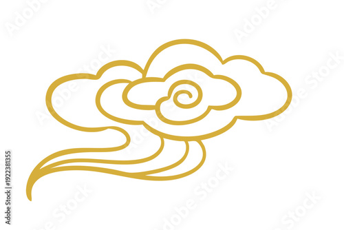 Traditional Chinese auspicious cloud pattern