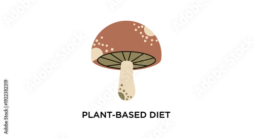 Amanita mushroom with brown cap.
