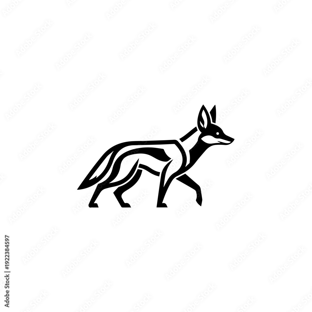 Fototapeta premium Minimalist icon depicting a vector file with a clean and simple design