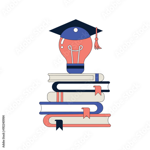 Open Book Education Icon Flat Vector Symbol Isolated White Background