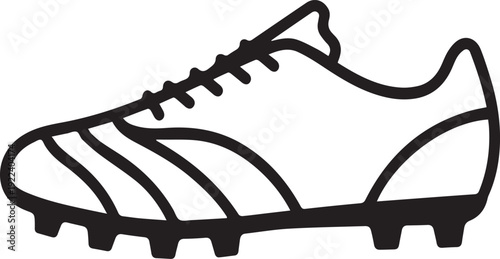 Soccer Cleat Football Boot Sports Silhouettes