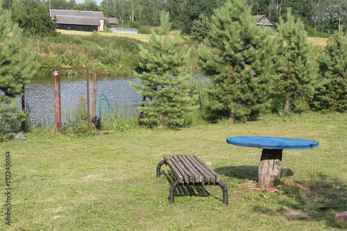 bench in the garden