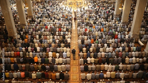 Shared devotion during Eid congregational prayer