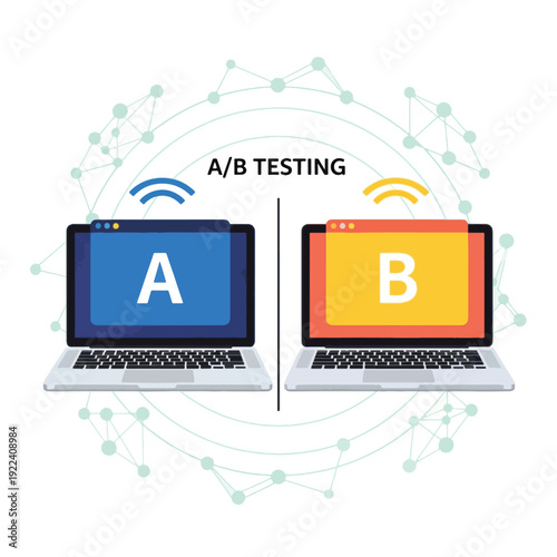 AB Testing on Laptops with Different Screen Colors and Letters
