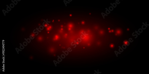 Glowing starburst particles composition. Bright white sparkles, scattered light dots, radiant flare shapes, soft haze center, dark gradient backdrop luminous cosmic atmosphere, floating shimmer effect