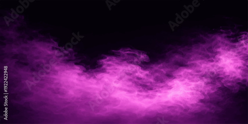 An abstract pink smoke texture swirls through a dark stormy sky atmosphere creating a dreamy cloudscape design filled with celestial light and nature
