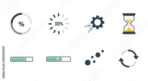 Collection of Loading and Progress Indicators.