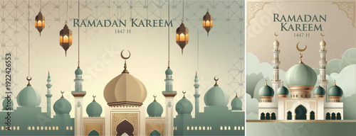 elegant ramadan mubarak background, islamic Ramadhan kareem background for banner & social media template