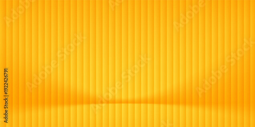 yellow background abstract with Gradient in empty room studio, Yellow empty room studio gradient used for background, yellow background studio with shine use for product shooting.