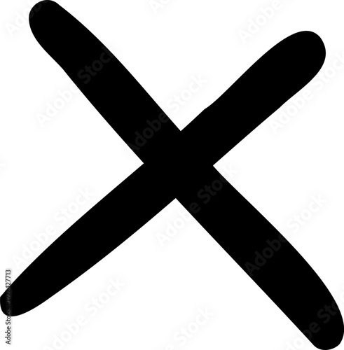 Check mark sign, Hand drawn doodle sketchy element. Tick, cross mark and exclamation mark icon. Approved, yes, confirm, done, vote, accept, tick, select, check box