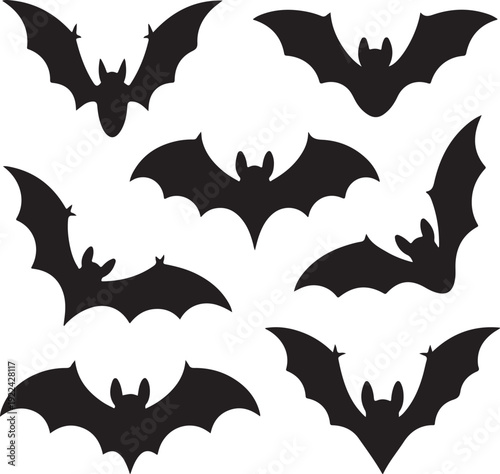 silhouetten bat set