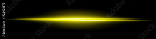 Bright glowing horizontal light composition. Bright radiant line, soft luminous center, dark gradient backdrop, minimal abstract atmosphere, warm energy glow, sleek illumination strip effect