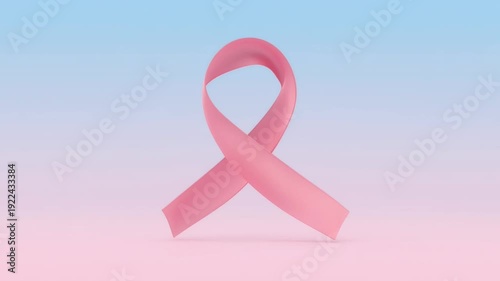 Pink Ribbon Breast Cancer Awareness Symbol - Support Campaign Design