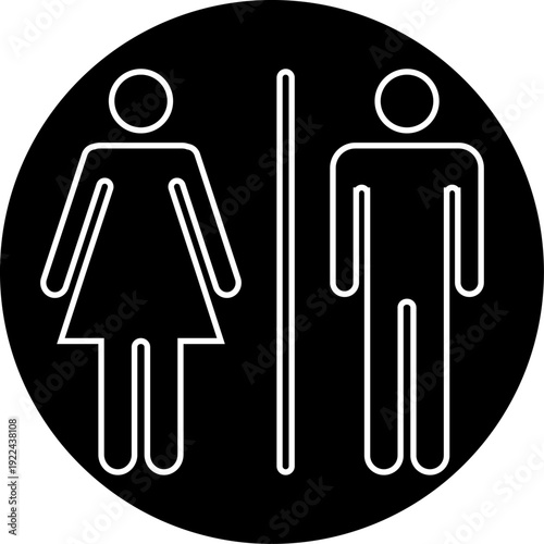 Mann und Frau Icon, Mann und Frau Logo, Mann, Frau, Button