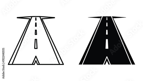 Road Perspective Illustration