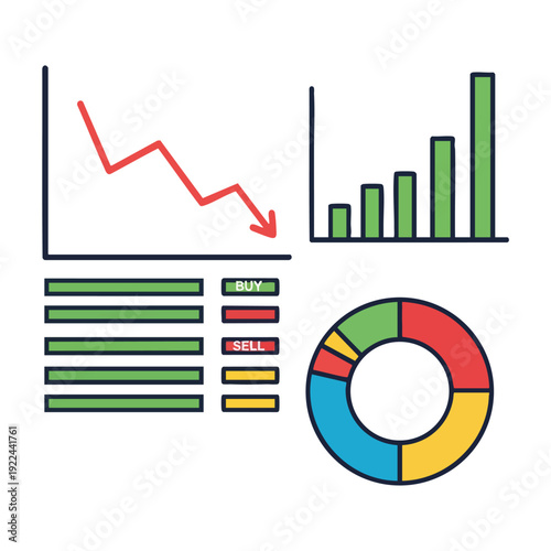Business Data Analysis with Charts and Graphs for Financial Growth
