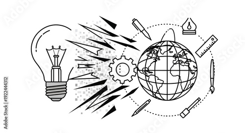 Creative Idea Generation and Global Innovation Concept