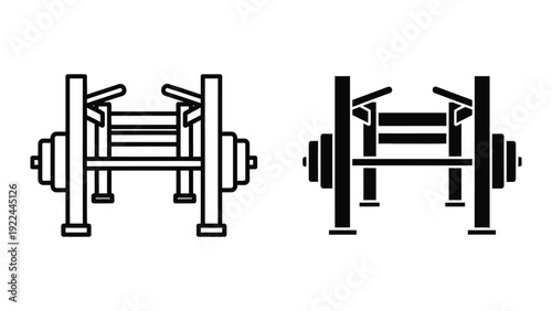 Axle diagram with wheels
