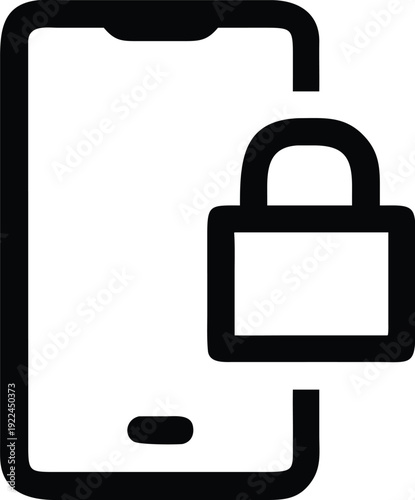 A smartphone with a padlock symbolizing enhanced security and privacy features.