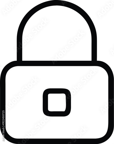 A stylized illustration of a padlock symbolizing security and protection.