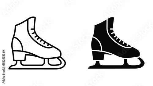 Ice Skates Side by Side
