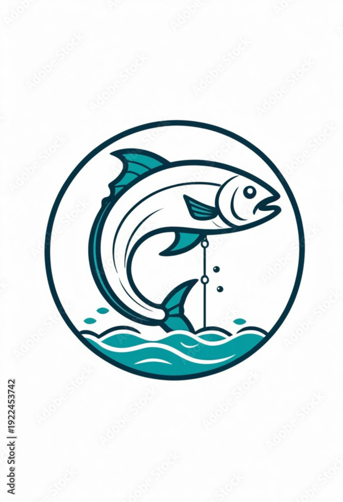 Obraz premium Fish with a Hook