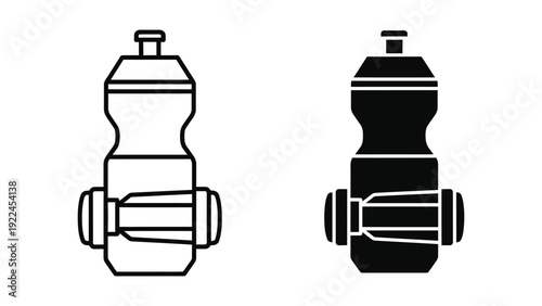 Fire hydrant icon set