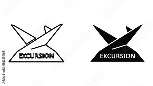 Excursion logo design concept