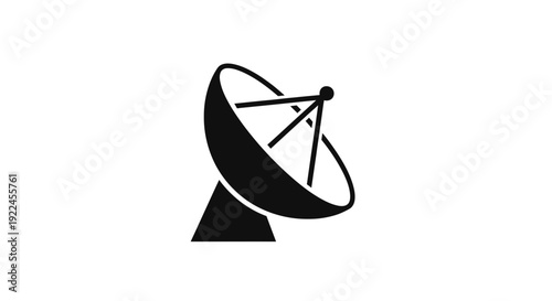 Satellite Dish Antenna Telecommunications Equipment.