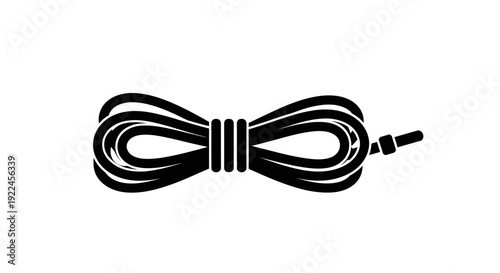 Black Electronic Cable Tied with Cable Ties.