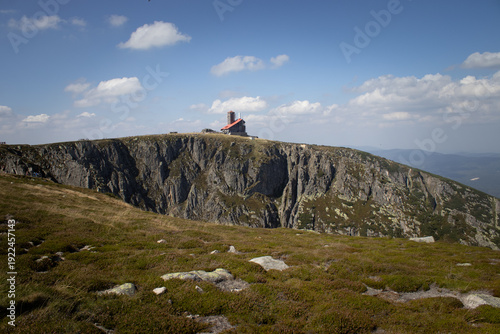 Mountain hut in the mountains national park Krkonoše
