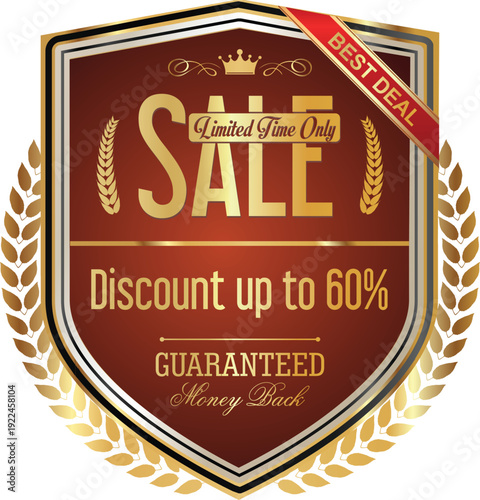 Limited time offer sale with discounts up to 60 percent guaranteed