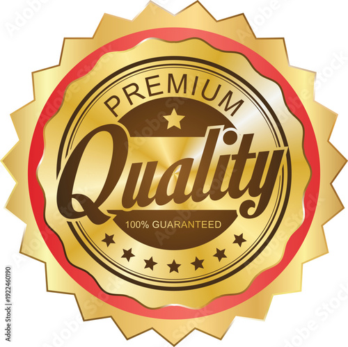 A premium quality badge showcasing excellence and high standards in products or services