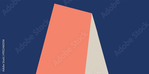 illustration of an abstract triangle monument.illustration of an abstract triangle monument