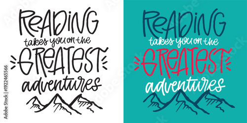 Cute hand drawn doodle lettering quote about Books. Reading more. Lettering for t-shirt design, mug print, bag print, clothes fashion. 100% hand drawn vector image.